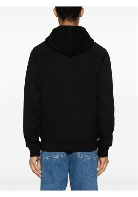 hooded chase jacket men black in cotton CARHARTT WIP | I03366400F.XX